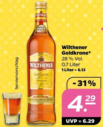 NETTO Wilthener Goldkrone  0,7 Liter Angebot