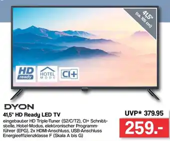 Famila Nord West Dyon 41,5" HD Ready LED TV Angebot