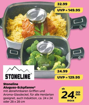 NETTO Stoneline Aluguss-Eckpfanne Angebot