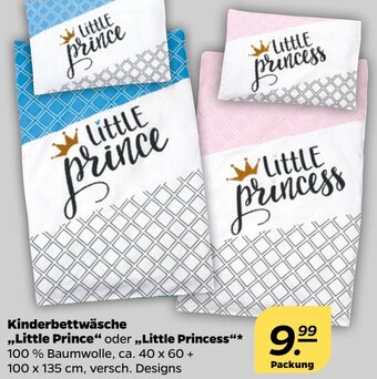 NETTO Kinderbettwäsche „Little Prince“ oder „Little Princess" Angebot