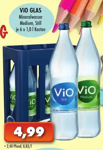 Lösch Depot Vio Glas Mineralwasser Medium, Still 6x1L Angebot