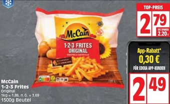 Edeka McCain 1-2-3 Frites Original 1500 g Beutel Angebot