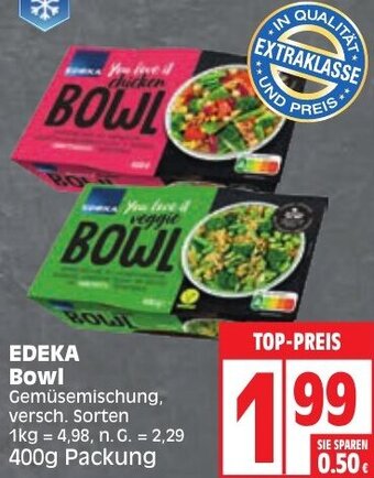 Edeka EDEKA Bowl 400 g Packung Angebot