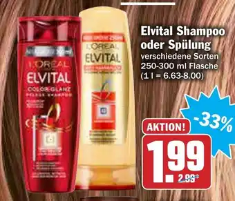 AEZ Elvital Shampoo oder Spülung 250-300ml Angebot