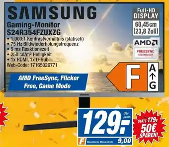 HEM Expert Samsung Gaming Monitor S24R354FZUXZG Angebot