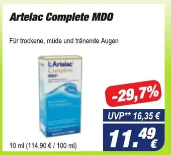 Easy Apotheke Artelac Complete MDO 10ml Angebot