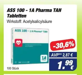 Easy Apotheke ASS 100-1A Pharma TAH Tabletten Angebot