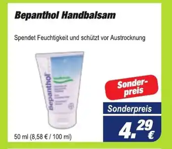 Easy Apotheke Bepanthol Handbalsam 50ml Angebot