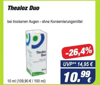 Easy Apotheke Thealoz Duo 10ml Angebot