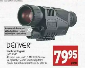 Marktkauf Denver Nachtsichtgerät „nvi 450” Angebot