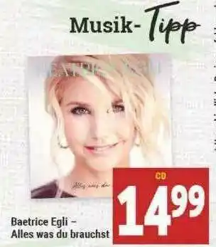 Marktkauf Beatrice Egli - Alles Was Du Brauchst Angebot