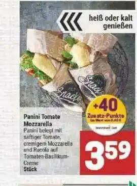 Marktkauf Panini Tomate Mozzarella Angebot