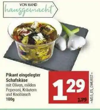 Marktkauf Pikant Eingelegter Schafskäse Angebot