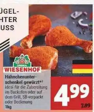 Marktkauf Wiesenhof Hähnchenunterschenkel Gewürzt Angebot