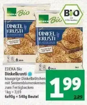 Marktkauf Edeka Bio Dinkelkrusti Angebot