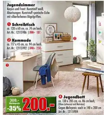 Möbel Mahler Jugendzimmer Angebot