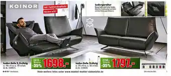 Möbel Mahler Koinor Ledergarnitur Angebot