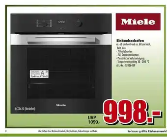 Möbel Mahler Miele Einbaubackofen Angebot