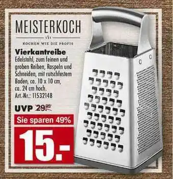 Möbel Mahler Meisterkoch Vierkantreibe Angebot