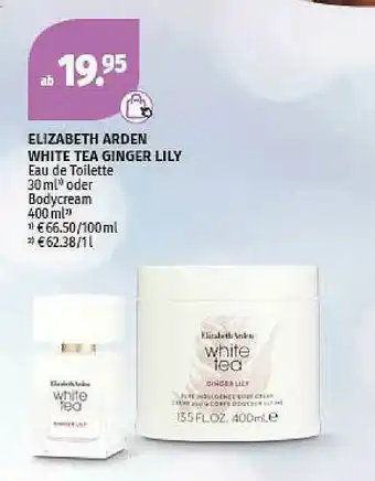 Müller Elizabeth Arden White Tea Ginger Lily Eau De Toilette Angebot