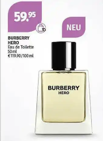 Müller Burberry Hero Eau De Toilette Angebot