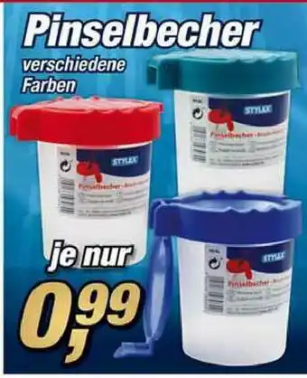 Posten Börse Pinselbecher Verschiedene Farben Angebot