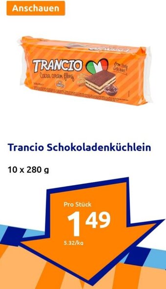 Action Trancio Schokoladenküchlein 10x280 g Angebot