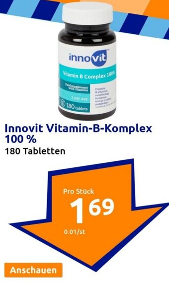 Action Innovit Vitamin-B-Komplex 100% 180 Tabletten Angebot