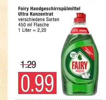 Marktkauf Fairy Handgeschirrspülmittel Ultra Konzentrat Angebot