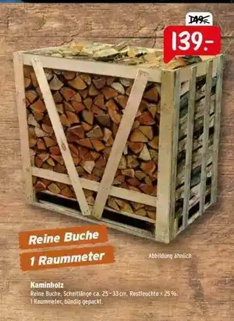 Raiffeisen Markt Kaminholz Angebot