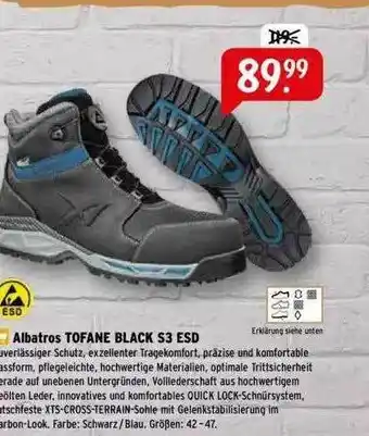 Raiffeisen Markt Albatros Tofane Black S3 Esd Angebot