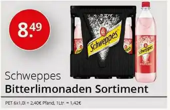 Sagasser Schweppes Bitterlimonaden Sortiment Angebot