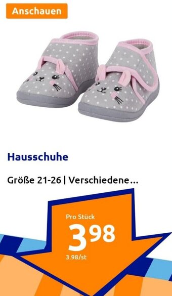 Action Hausschuhe Größe 21-26 Angebot