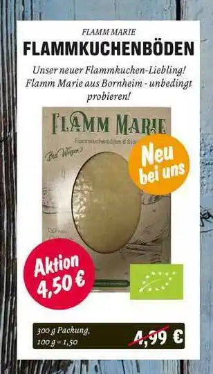 Temma Flamm Marie Flammkuchnböden Angebot