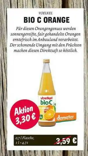 Temma Voelkel Bio C Orange Angebot