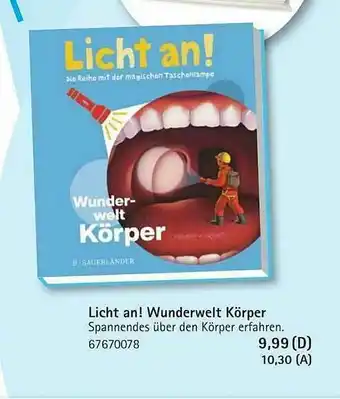 Vedes Licht An! Wunderwelt Körper Angebot