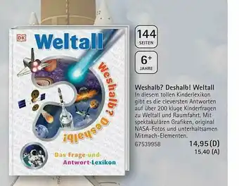 Vedes Weshalb? Deshalb! Weltall Angebot