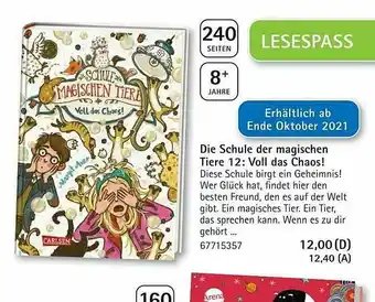 Vedes Die Schule Der Magischen Tiere 12: Voll Das Chaos! Angebot