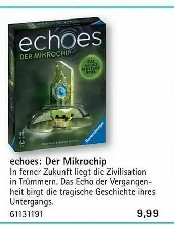 Vedes Echoes : Der Mikrochip Angebot