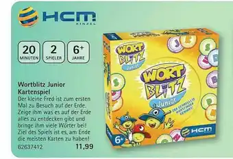 Vedes Wortblitz Junior Kartenspiel Angebot