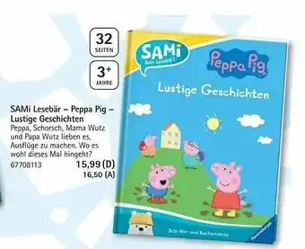 Vedes Sami Lesebär - Peppa Pig - Lustige Geschichten Angebot