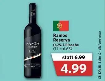 Combi Ramos Reserva Angebot