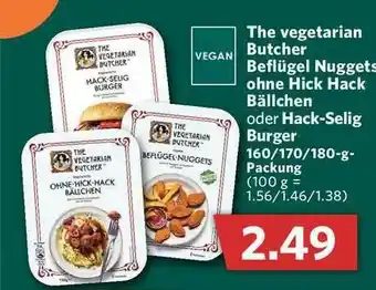 Combi The Vegetarian Butcher Beflügel Nuggets Ohne Hick Hack Bällchen Oder Hack-selig Burger Angebot