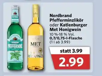 Combi Nordbrand Pfefferminzlikör Oder Katlenburger Met Honigwein Angebot