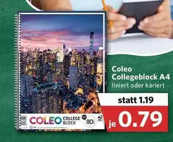 Combi Coleo Collegeblock A4 Angebot