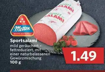 Combi Metten Sportsalami Angebot