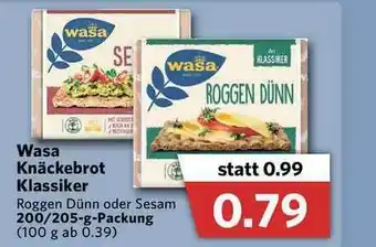 Combi Wasa Knäckebrot Klassiker Angebot