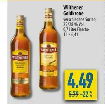 diska Wilthener Goldkrone Angebot