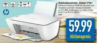 diska Multifunktionsdrucker „deskjet2710e” Angebot