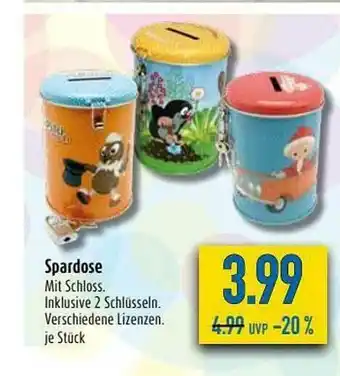 diska Spardose Angebot